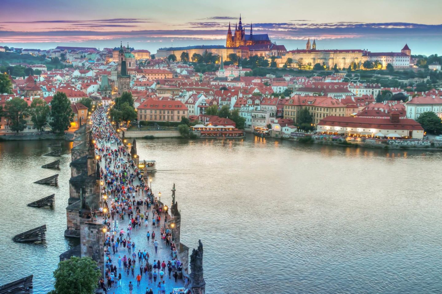 Widok na Pragę - Czechy