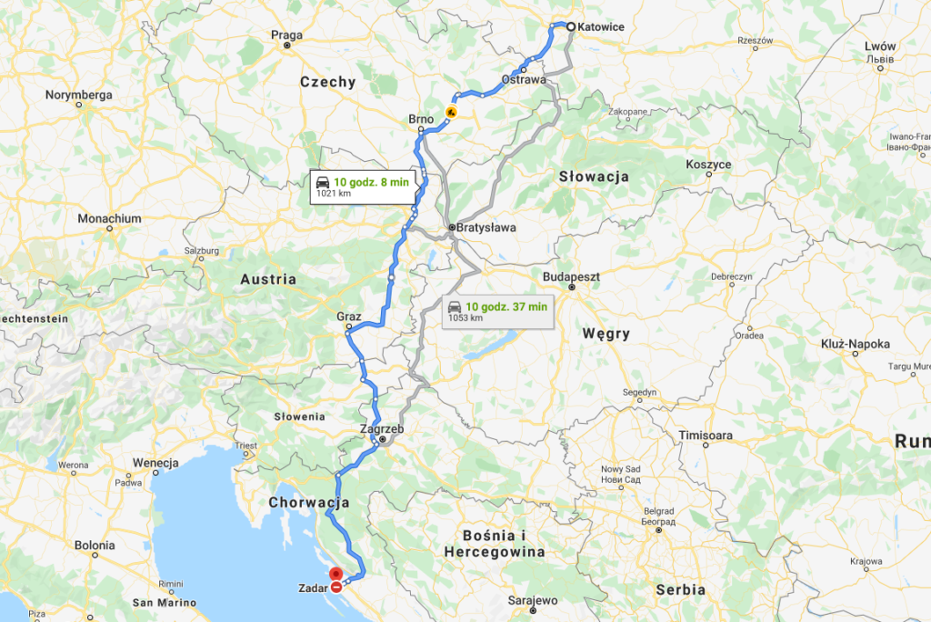 Trasa Do Chorwacji Przez Czechy Najwa niejsze Informacje Winiety Czechy